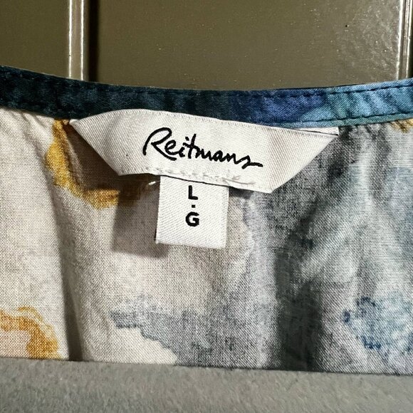 πΌ Watercolor Garden Day Dress β Reitmans β Size L - Picture 5 of 5